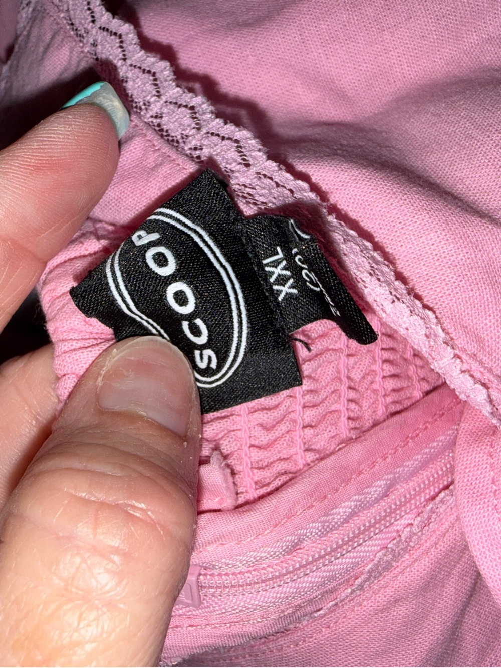 Pink 3x Scoop dress